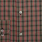 Club Room Men's Classic Regular Fit Stretch Wrinkle Resistant Tartan Dress Shirt Red Size 17