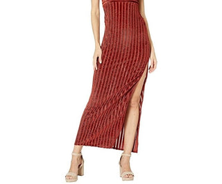 Free People Women's Geneva Maxi Dress Orange Size Large