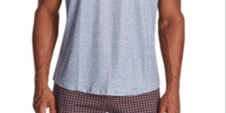 Tallia Men's Slim Fit Stretch Leopard Print Short Sleeve T-Shirt Gray Size Small