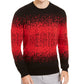 Alfani Men's Ombre Rib Crewneck Sweater Red Size Small