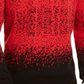 Alfani Men's Ombre Rib Crewneck Sweater Red Size Small