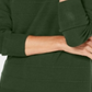 Karen Scott Women's Textured Stripe Sweater Green Size Medium