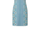 Charter Club Women's Mixed Print Sleeveless Dress  Blue Size Small