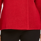 JM Collection Women's Wrap Front Brooch Sweater Blazer Red Size Petite L