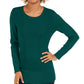 Style & Co Women's Mixed Stitch Sweater Green Size X-Small