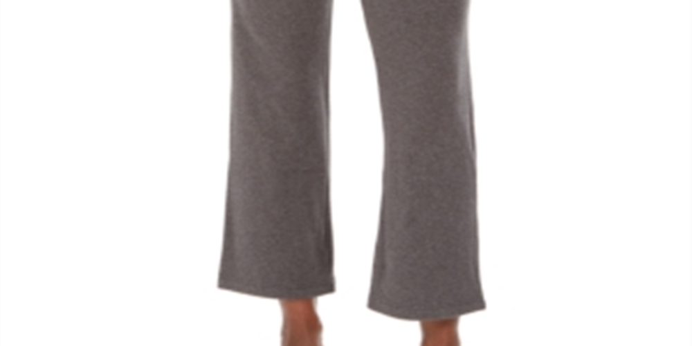 Karen Scott Women's Microfleece Pants Charcoal Size Petite S
