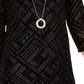 JM Collection Women's Velvet Necklace Top Black Size Small