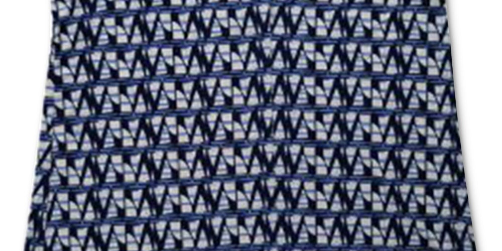 Charter Club Women's Printed V Neck Top Blue Size Medium