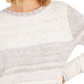 Style & Co Women's Chenille Space Dyed Sweater  White Size X-Small