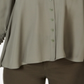 Style & Co Women's Swing Blouse Olive Size Petite M