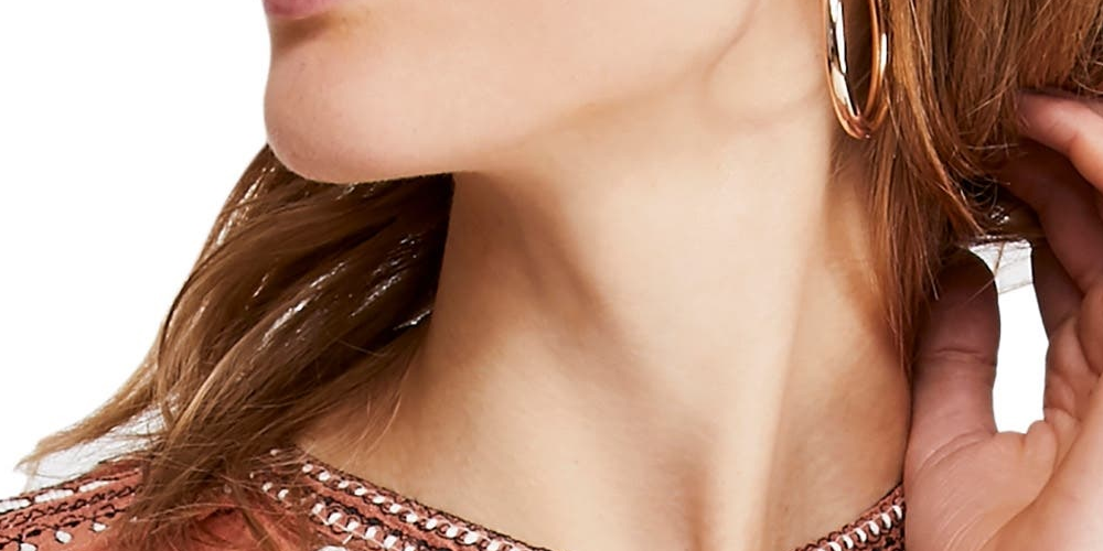 Dream Weaver V-Neck Embroidered Tunic Women's Free People Tunic Red Size Large