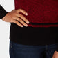 Karen Scott Women's Ribbed Mock-Neck Cotton Sweater Bright Red Size X-Large