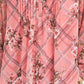Charter Club Women's Mixed-Print Split-Neck Top Pink Size Petite Small