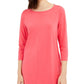 Alfani Women's 3/4-Sleeve Tunic  Pink Size Large