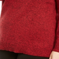 Karen Scott Women's Plus Ribbed Trim Marled Pullover Sweater Red Size 0X