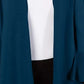 Alfani Women's Tie-Sleeve Cardigan Blue Size Large