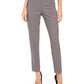 Anne Klein Women's Slim Fit Flat Front Pants Gray Size 12