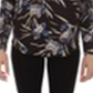 Guess Women's Marciano Floral Print Tie Top Black Size S