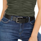 Bar III Women's Ruched Knit T-Shirt -Green Size S