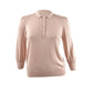 Ralph Lauren Women's 3/4 Sleeve Top L Pink Macaroon Pink Size Large