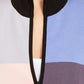 Anne Klein Women's Gray Color Block Kimono Sleeve Jewel Neck Top Charcoal Size Large