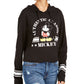 Disney Juniors' Mickey Mouse Graphic Hoodie Black Size X-Small