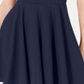 B Darlin Junior's Sweetheart Neck Open Back Party Dress Blue Size 5-6