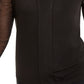 Thalia Sodi Women's Mesh Sleeve Jersey Top Black Size Small