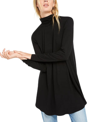 Eileen Fisher Women's Scrunch Neck Tunic Black Size X-Small
