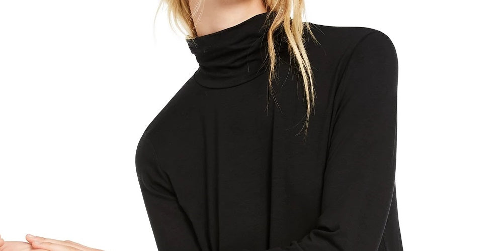 Eileen Fisher Women's Scrunch Neck Tunic Black Size X-Small
