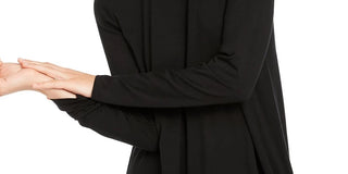 Eileen Fisher Women's Scrunch Neck Tunic Black Size X-Small