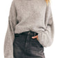 Free People Women's Angelic Balloon Sleeve Sweater  Gray Size X-Small