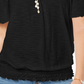 Style & Co Women's Convertible Off The Shoulder Top Black Size X-Small