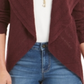 Style & Co Women's Pointelle Cardigan Purple Size X-Small