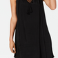 Style & Co Women's Handkerchief Hem Sleeveless Dress Black Size X-Small