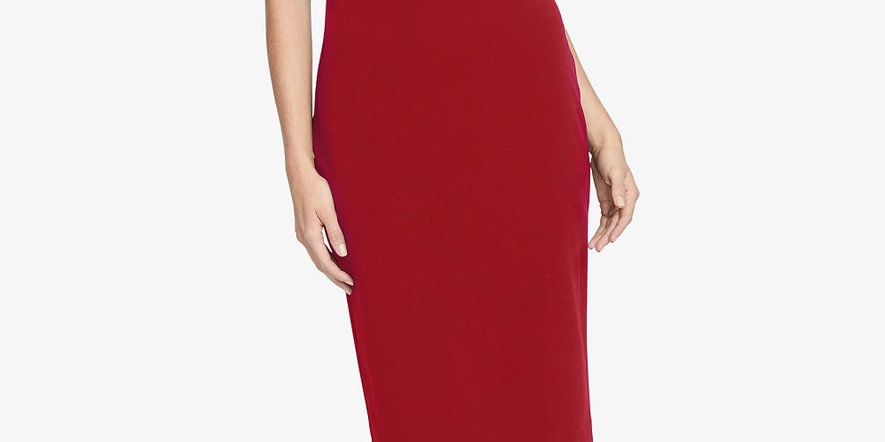 Rachel Roy Women's Halter Sheath Dress Red Size X-Large