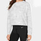 Nike Women's Rebel Dri-Fit Crewneck Pullover Charcoal Size Small