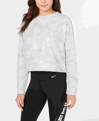 Nike Women's Rebel Dri-Fit Crewneck Pullover Charcoal Size Small