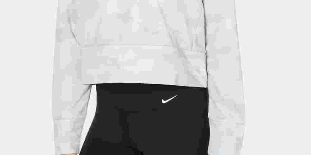 Nike Women's Rebel Dri-Fit Crewneck Pullover Charcoal Size Small