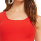 Bar III Women's Scoop-Neck Sweater Tank Top Red Size Small