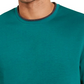 Alfani Men's Knit Long Sleeves Crew Sweatshirt Green Size Small