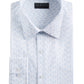 Alfani Men's Dress Shirt Regular Fit Stretch Cube Natural Size 16-16 1/2