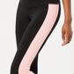 Ideology Women's Colorblocked Cropped Activewear Leggings Training Gym Pink Size X-Small