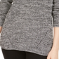 Style & Co Women's Long Sleeve Sweater Black/Grey Size PP