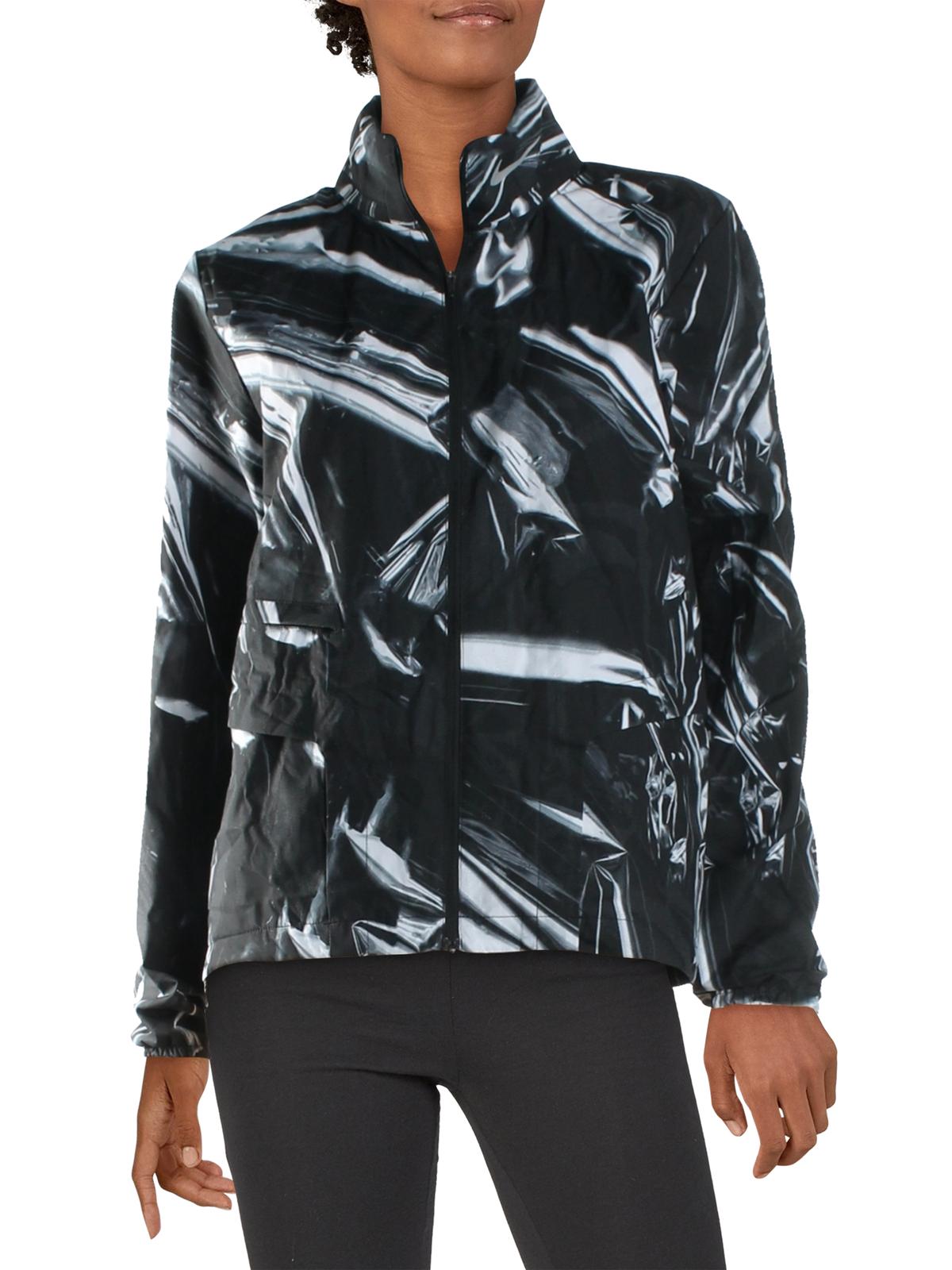 Nike Women's Fitness Running Athletic Jacket Black Size Small