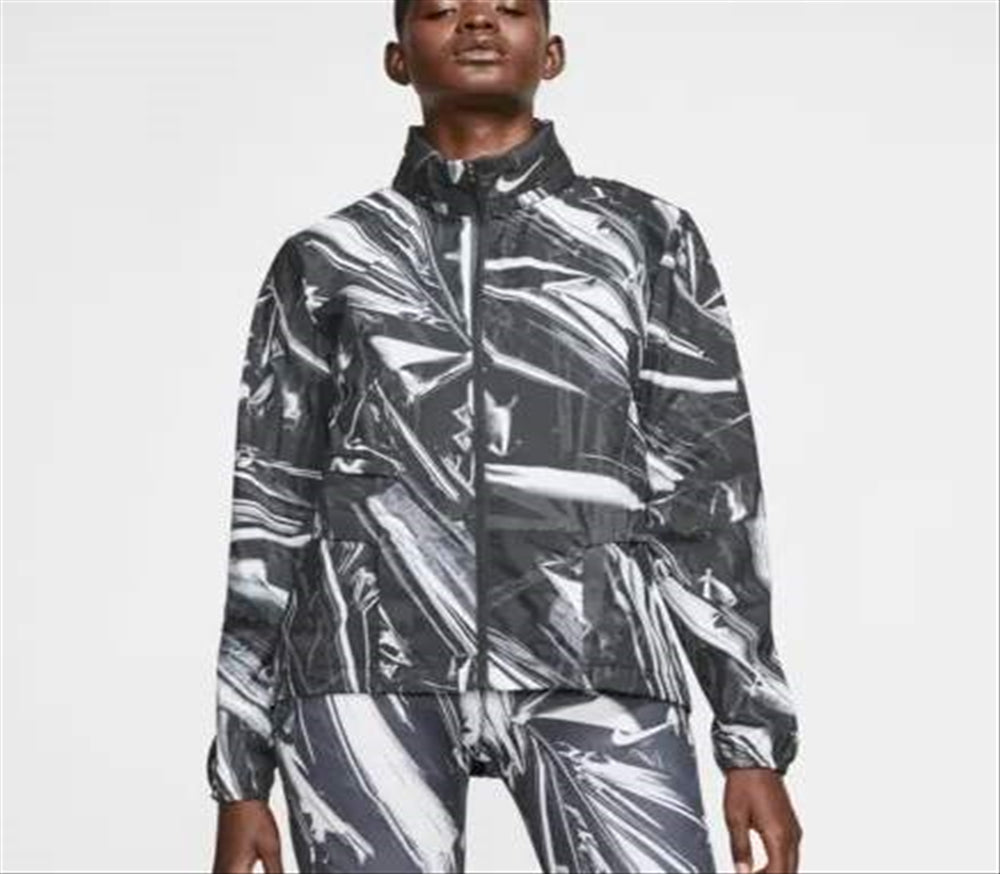 Nike Women's Fitness Running Athletic Jacket Black Size Small