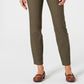 Charter Club Women's Chelsea Tummy Control Skinny-Leg Ankle Pants Green Size 6