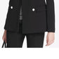 Calvin Klein Women's Scuba Double Breasted Jacket Black Size 10