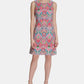 Tommy Hilfiger Women's Printed A Line Dress Red Size 14