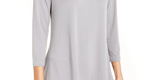 Alfani Women's High Low Tunic Gray Size XX-Large